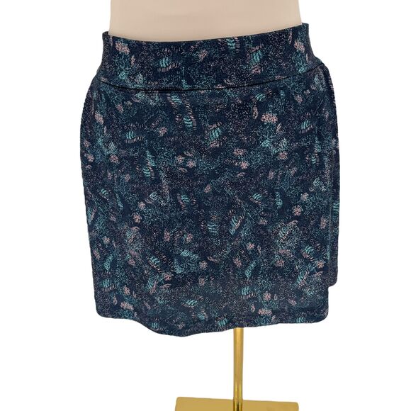 Greg Norman Golf Skort Women's LARGE Navy Abstract Print ML75 Sculpt Stretch NWT - Picture 4 of 16
